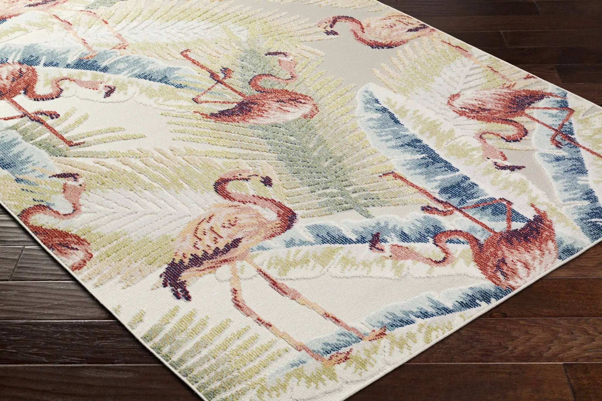 Nayan Light Slate Outdoor Area Rug - Clearance by Boutique Rugs