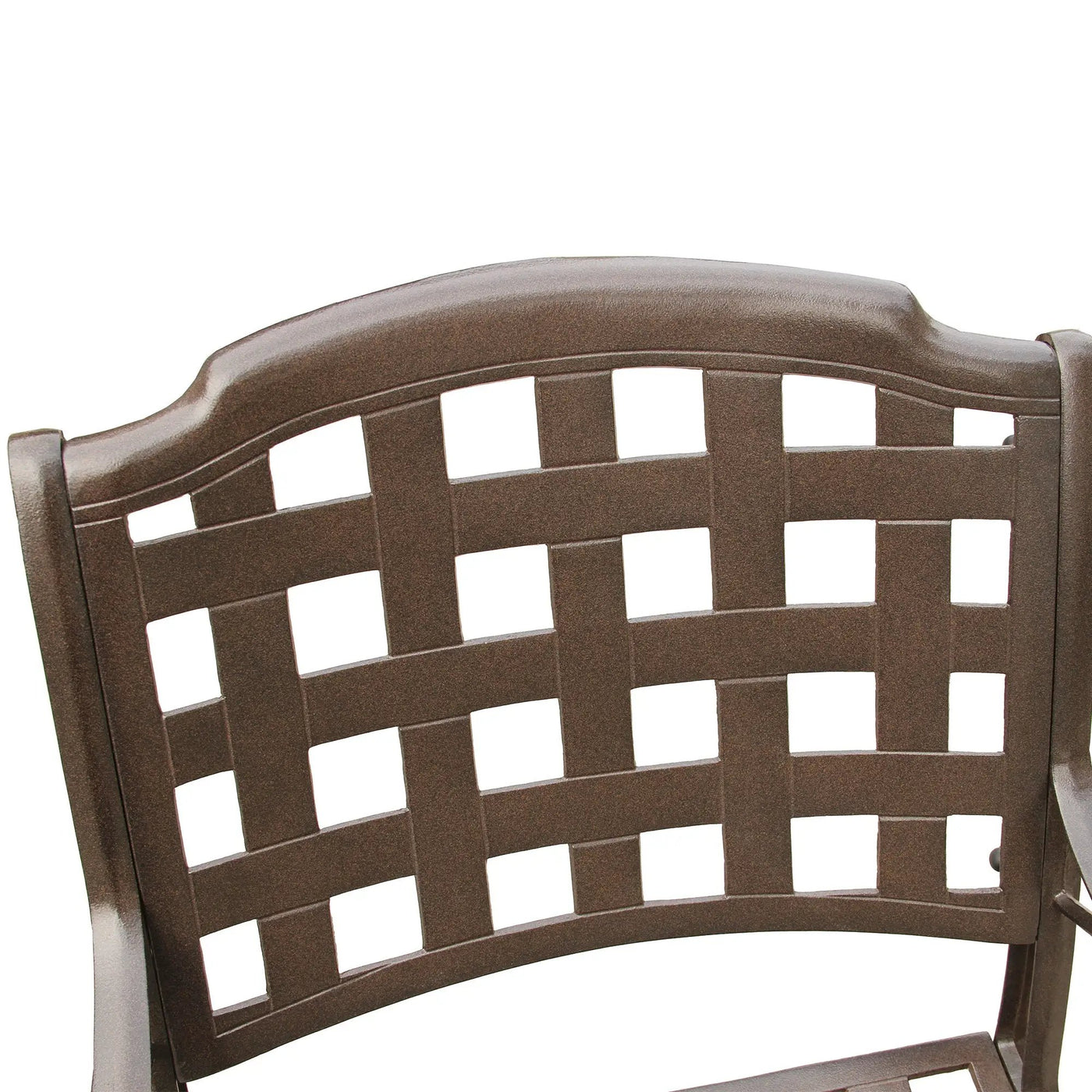 Outdoor Aluminum 5pc Round Patio Dining Set with Four Chairs by Sharicks