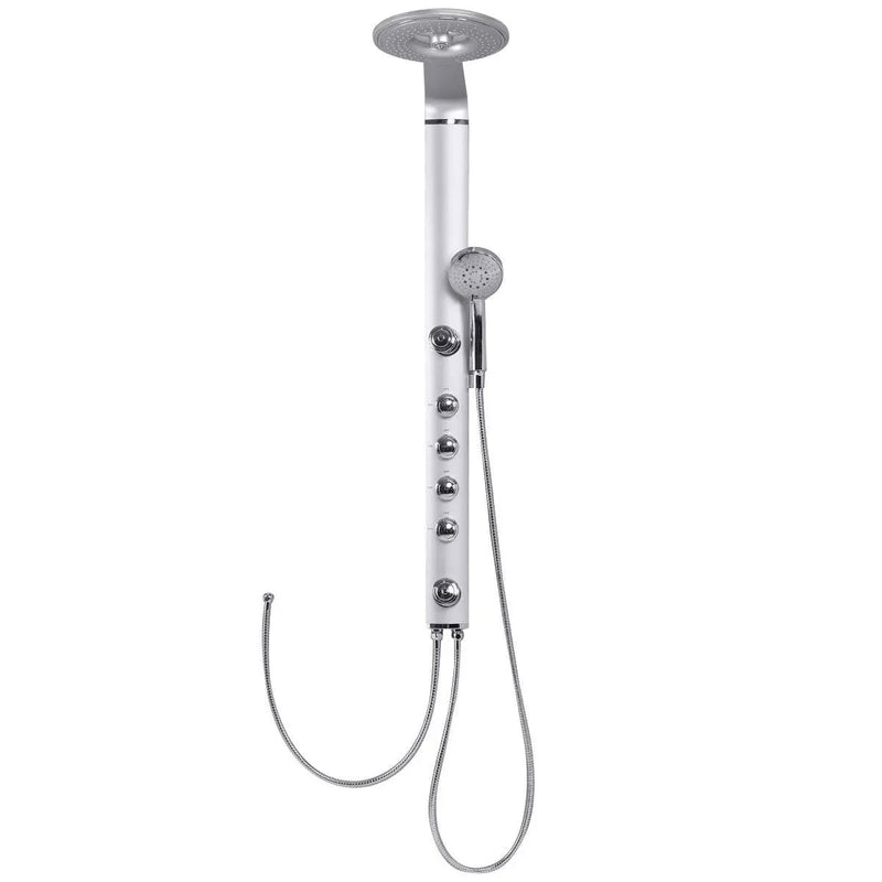 40 Inch Aluminum Alloy Shower Column Massage Jet System with Hand shower by DirectDeals