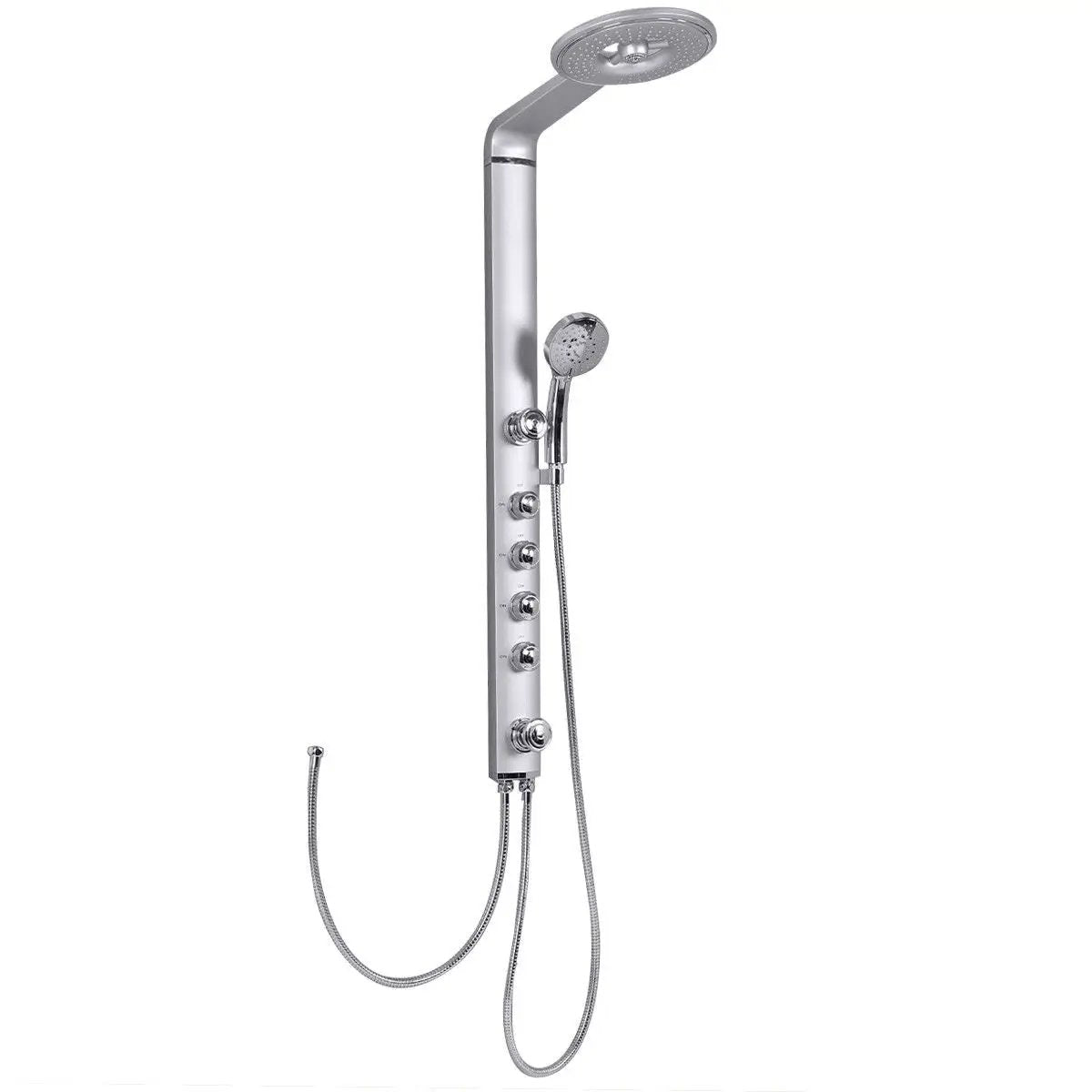 40 Inch Aluminum Alloy Shower Column Massage Jet System with Hand shower by DirectDeals