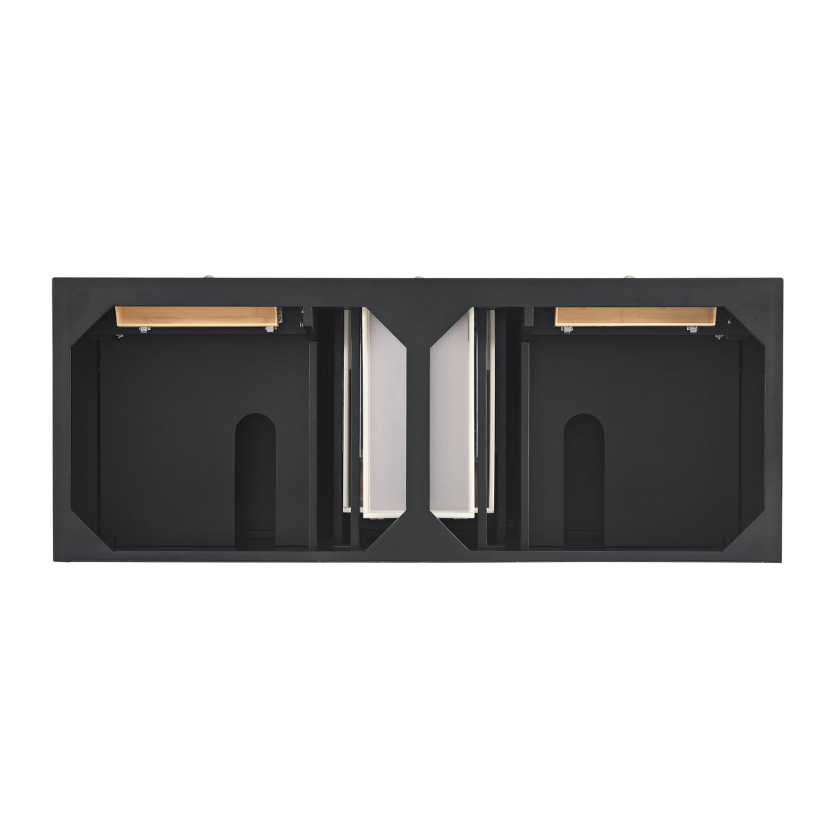 James Martin Lorelai 60" Double Bathroom Vanity, Black Onyx, view 33