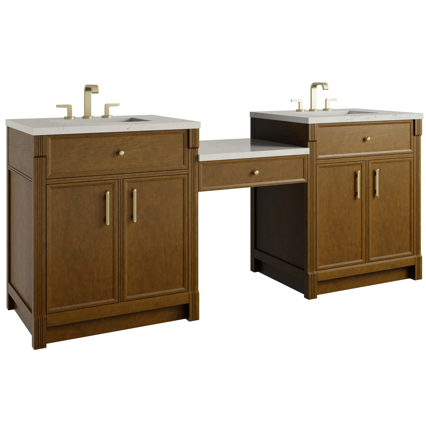 James Martin Bellshire 84" Double Bathroom Vanity, Honey Oak, view 39