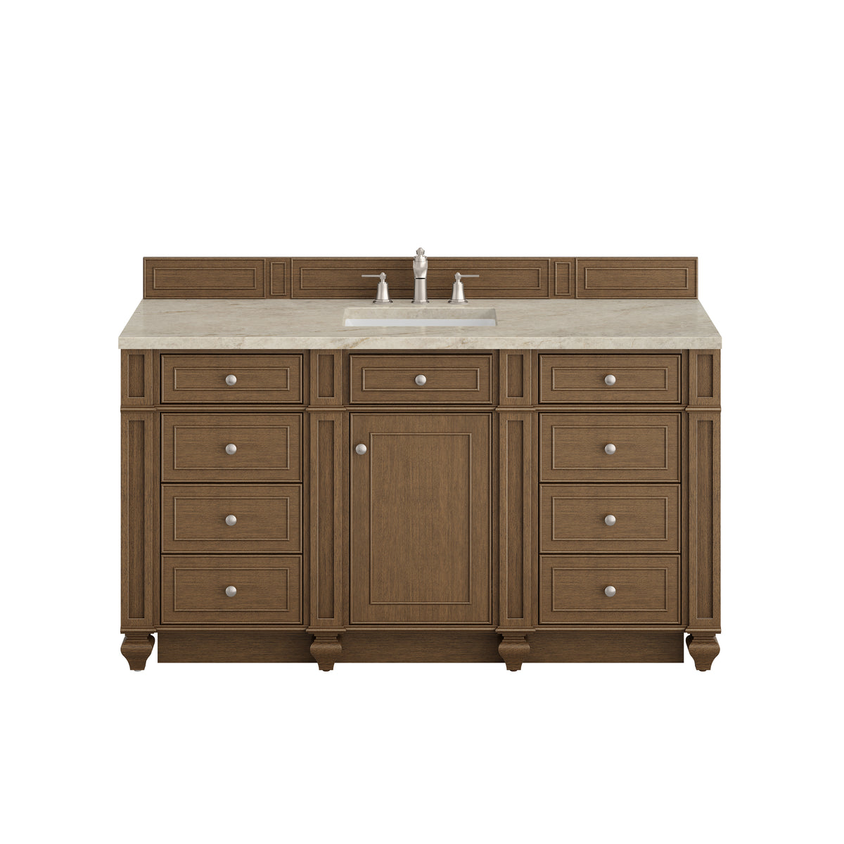 James Martin Bristol 60" Single Bathroom Vanity, Saddle Brown, view 40