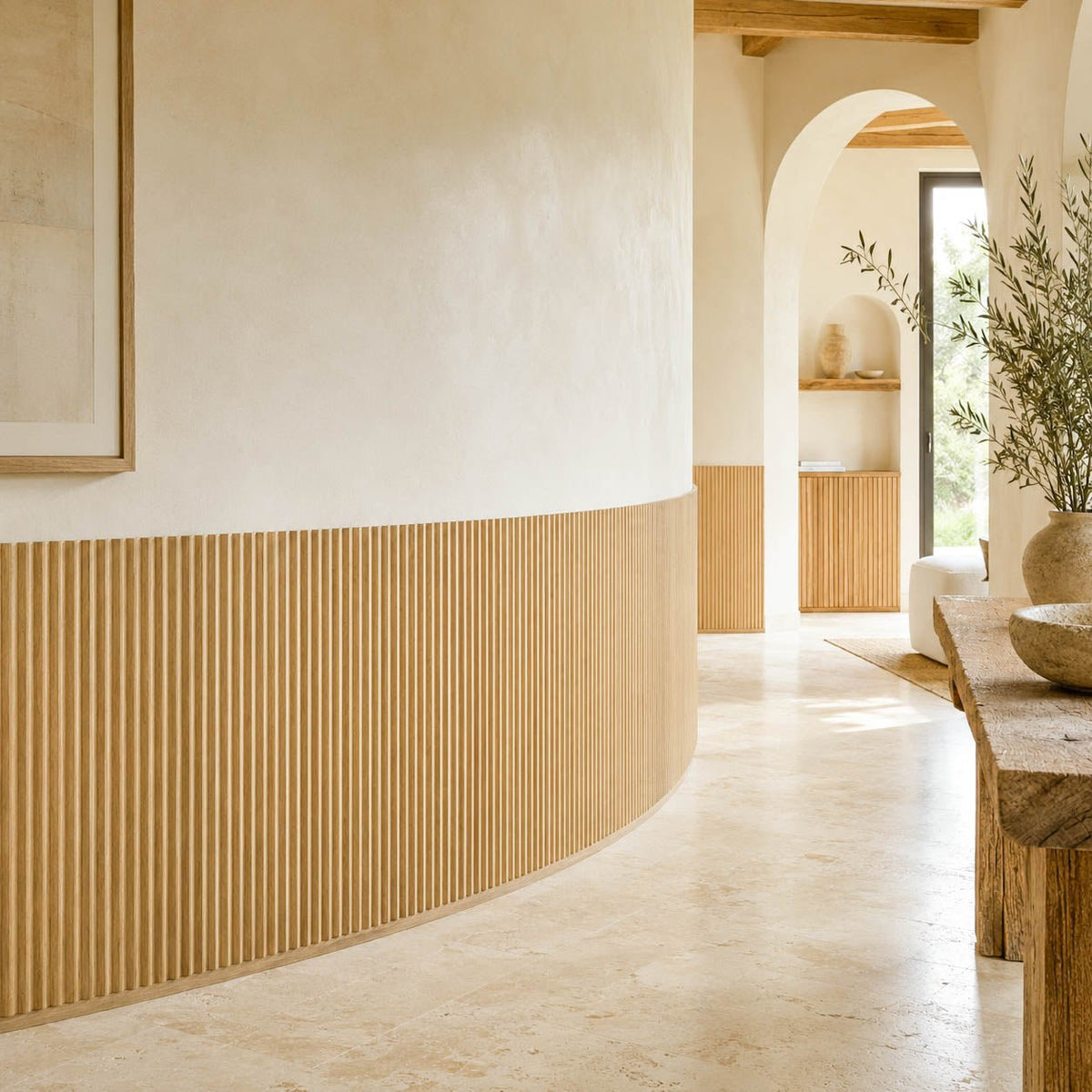 Zigzag Flexible Tambour Wood Panels, photo 20 of 28
