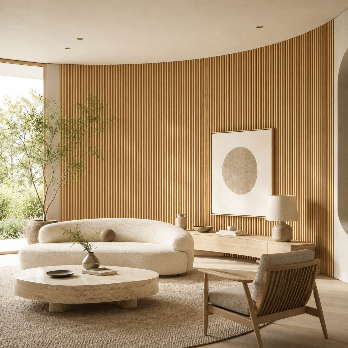 Zigzag Flexible Tambour Wood Panels, photo 25 of 28