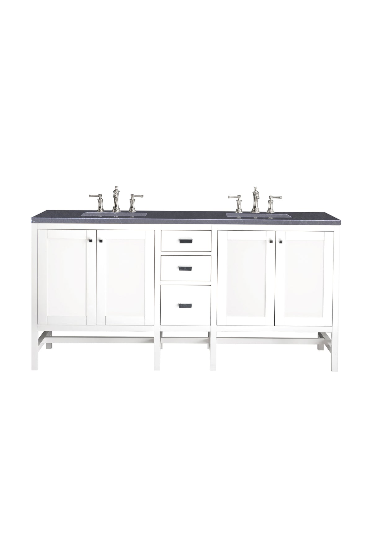 James Martin Addison 72" Double Bathroom Vanity, Glossy White, view 19