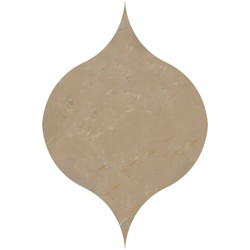 Oat Honed Winter Leaf Waterjet Marble Tiles 4 7/8x6 13/16 Marble Honed 6x8 Tiles