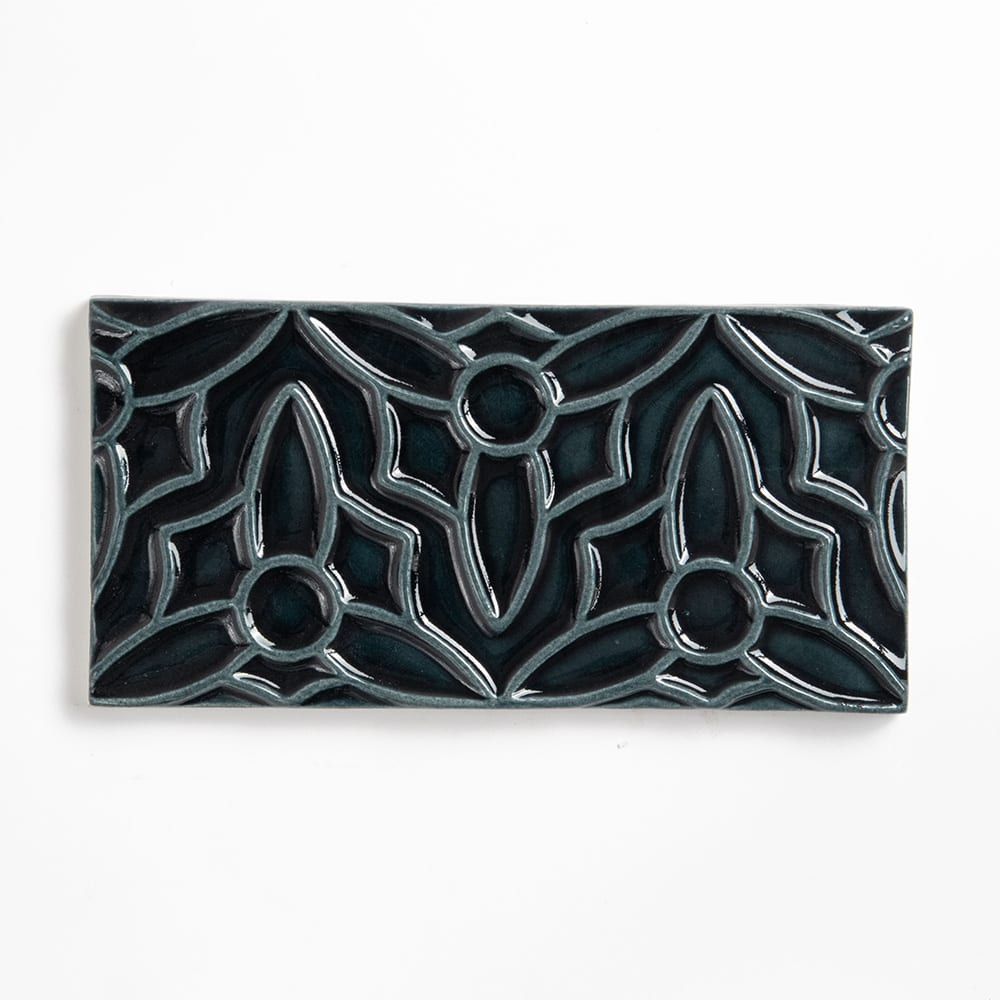 Obsidian Crackled Barcelona Ceramic Accent Tiles 4x8 Ceramic Crackled 4x8 Accent Tiles