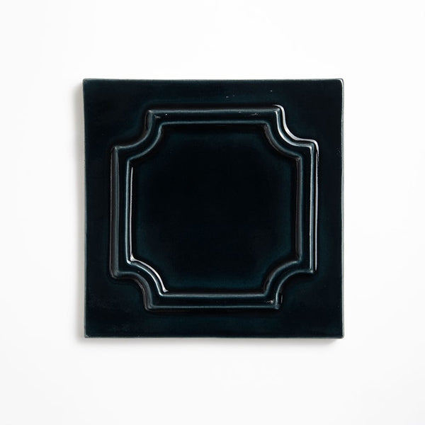 Obsidian Crackled Era Ombre Ceramic Accent Tiles 6x6
