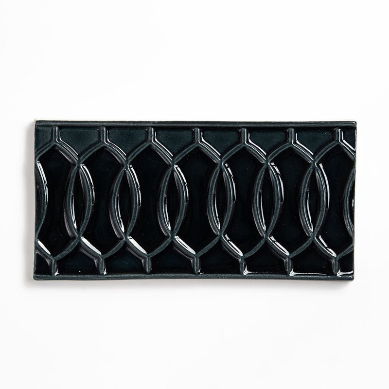 Obsidian Crackled Vienna Ceramic Accent Tiles 4x8 Ceramic Crackled 4x8 Accent Tiles