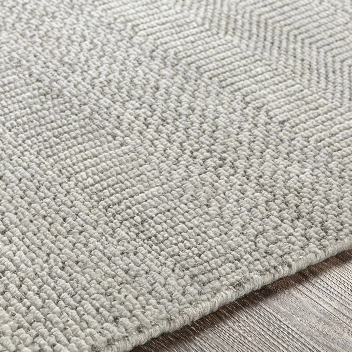 Ocate Gray Wool Area Rug - Clearance by Boutique Rugs
