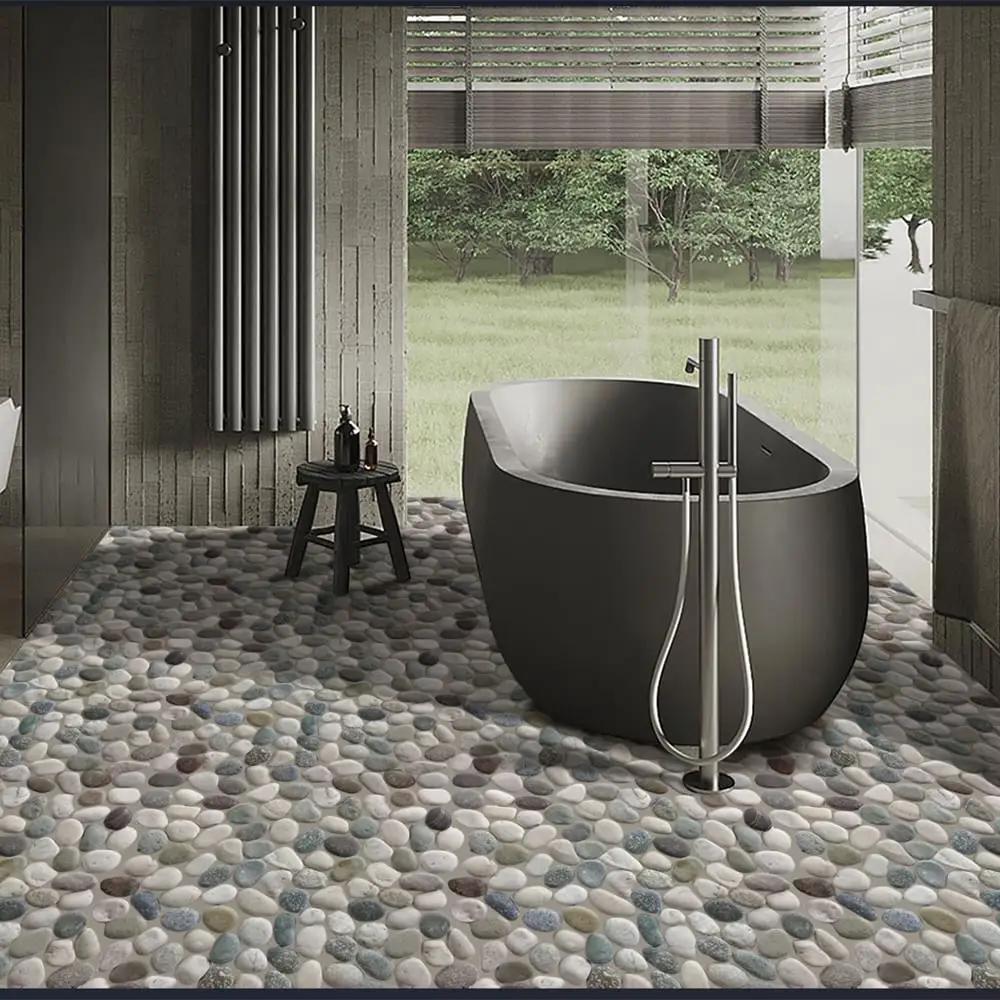 Ocea Nest Natural Pebble Mosaics 12x12 by Stonetiledepot