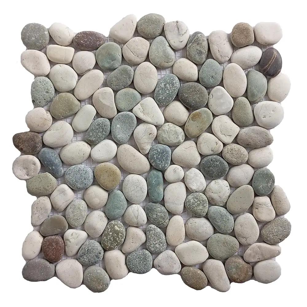 Ocea Nest Natural Pebble Mosaics 12x12 by Stonetiledepot