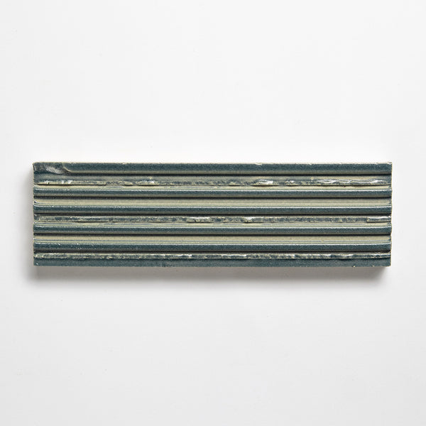 Ocean Leather Fluted Thin Brick Tiles 2 1/4x7 9/16