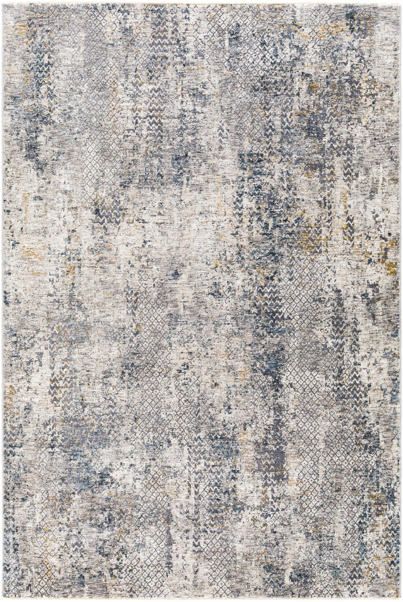 Odell Abstract Luxe Fringe Rug - Clearance by Boutique Rugs
