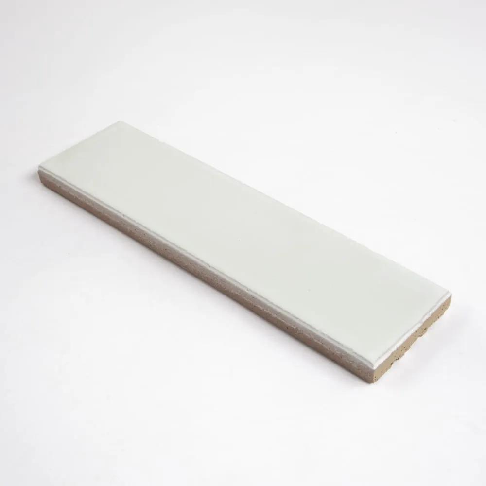 Off White Glossy Ceramic Tiles 2 1/4 X 7 9/16 by Stonetiledepot