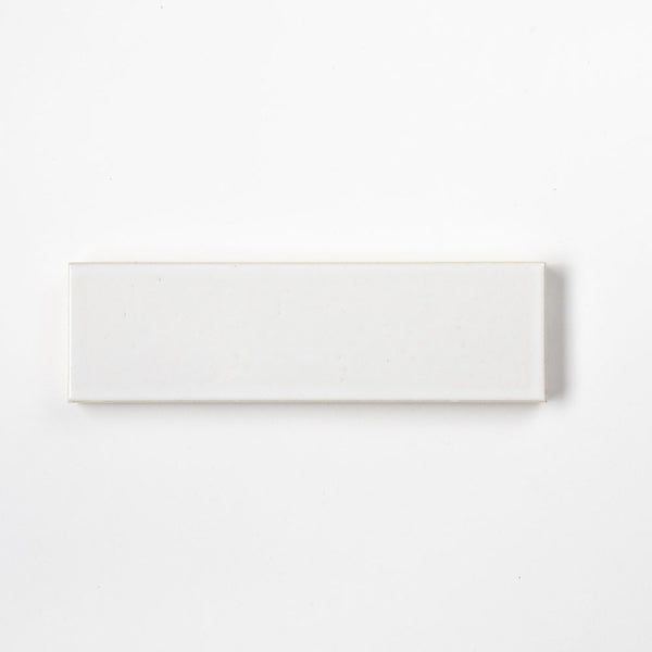 Off White Glossy Ceramic Tiles 2 1/4x7 9/16
