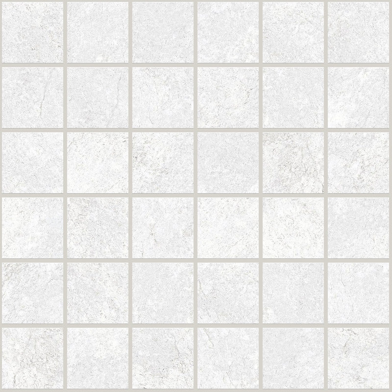 Offroad White Desert Honed 2x2 Stone Look Porcelain Mosaics 12x12 mosaic sheet