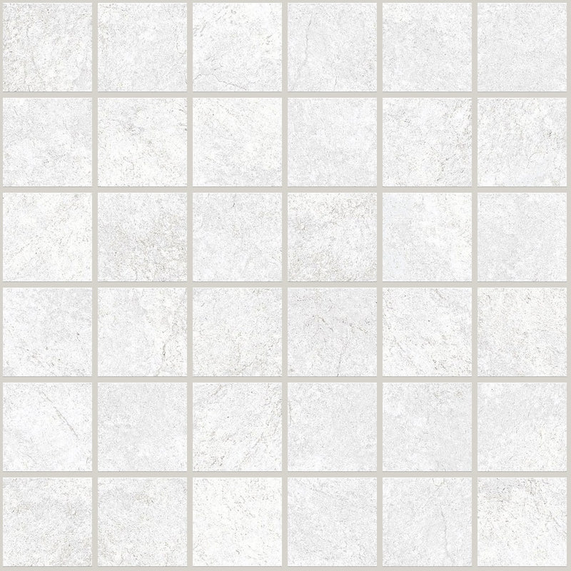 Offroad White Desert Polished 2x2 Stone Look Porcelain Mosaics 12x12 mosaic sheet