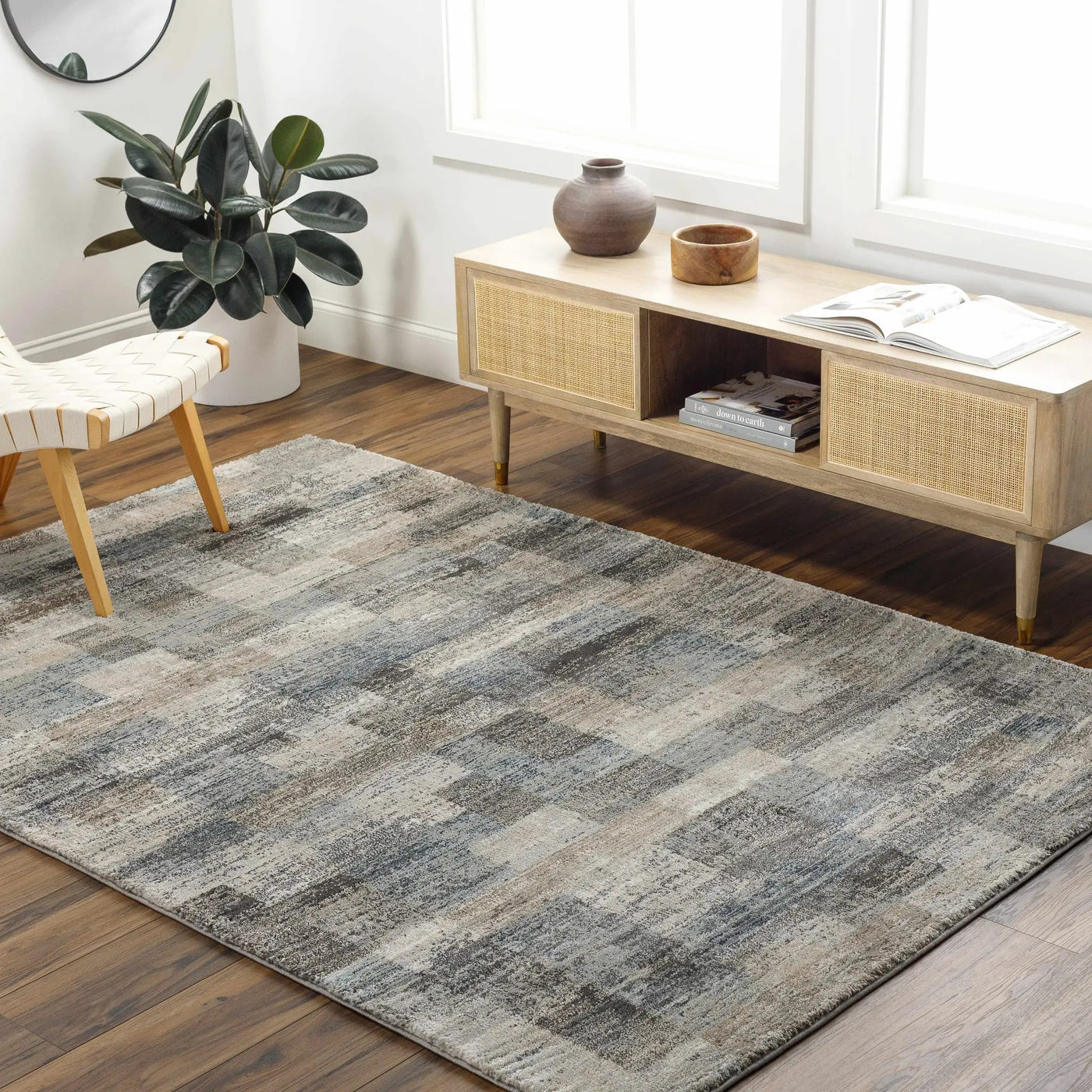 Ohtli Mosaic Luxe Thick Area Rug by Boutique Rugs