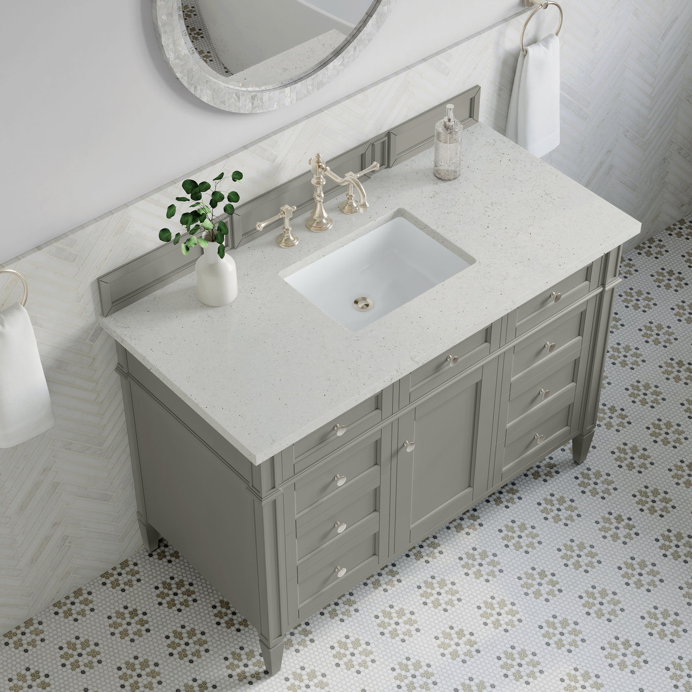 James Martin Brittany 48" Single Bathroom Vanity, Urban Gray by James Martin