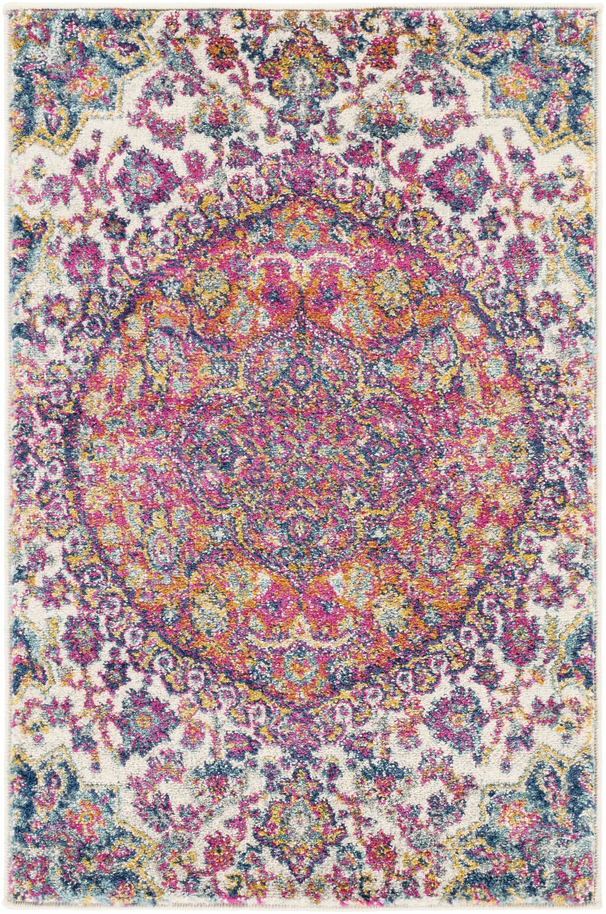 Burgandy Ojus Area Rug - Clearance by Boutique Rugs