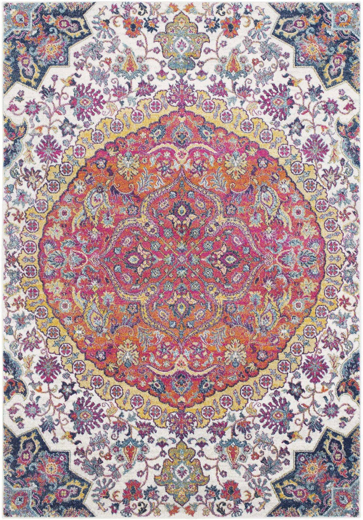 Burgandy Ojus Area Rug - Clearance by Boutique Rugs