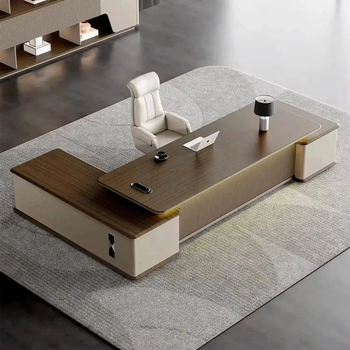 Sussex · Grand L-Shaped Executive Desk by Arc Grove