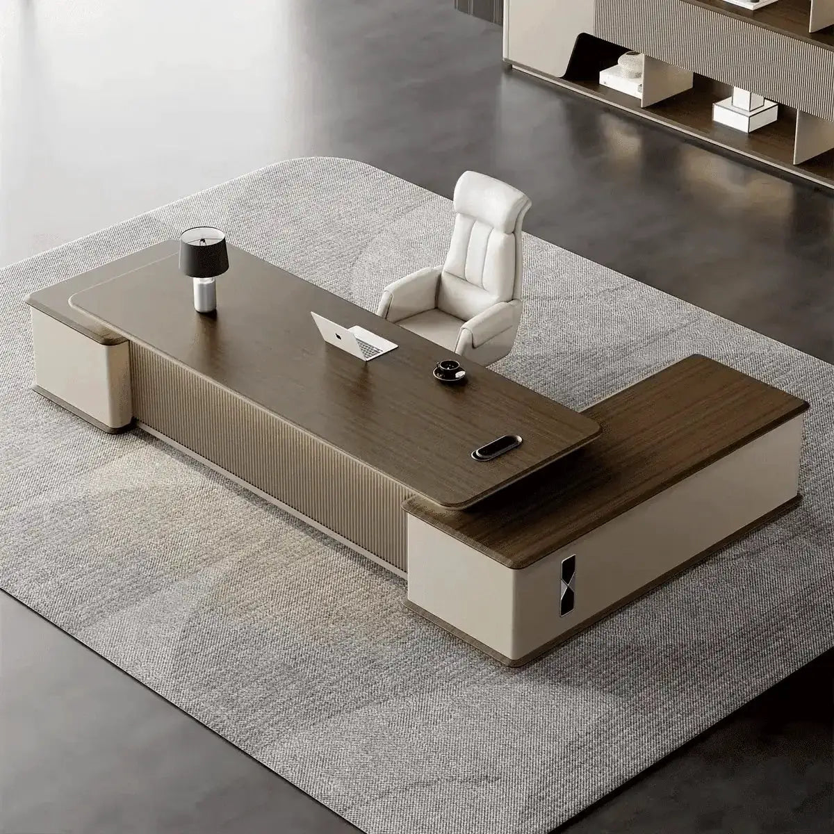 Sussex · Grand L-Shaped Executive Desk by Arc Grove