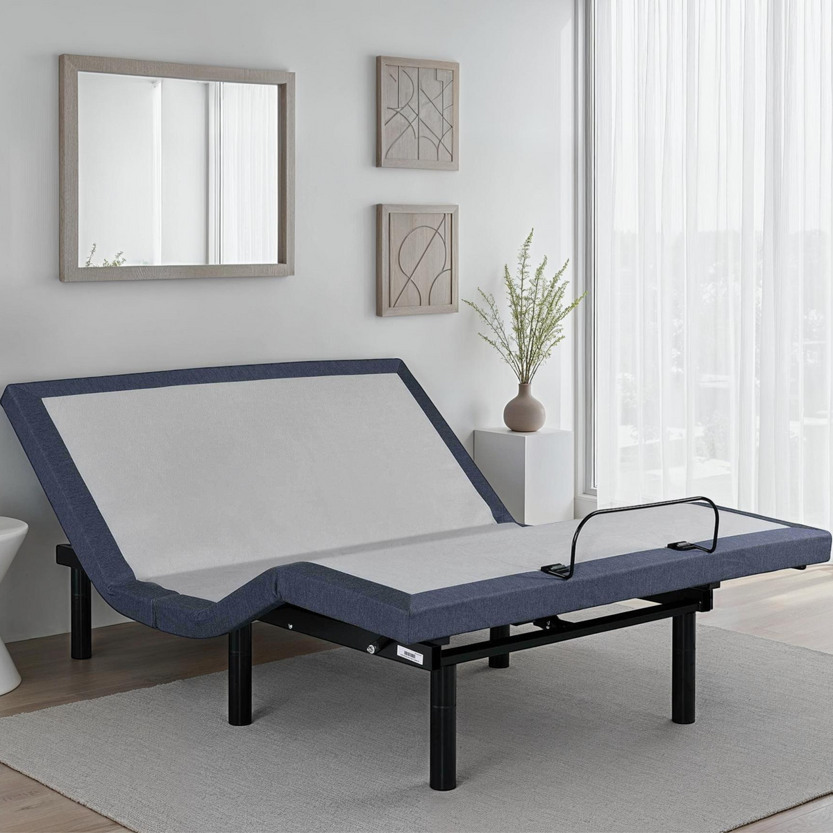 Twin XL Adjustable Bed Base with Massage and Programmable Positions, photo 4 of 5