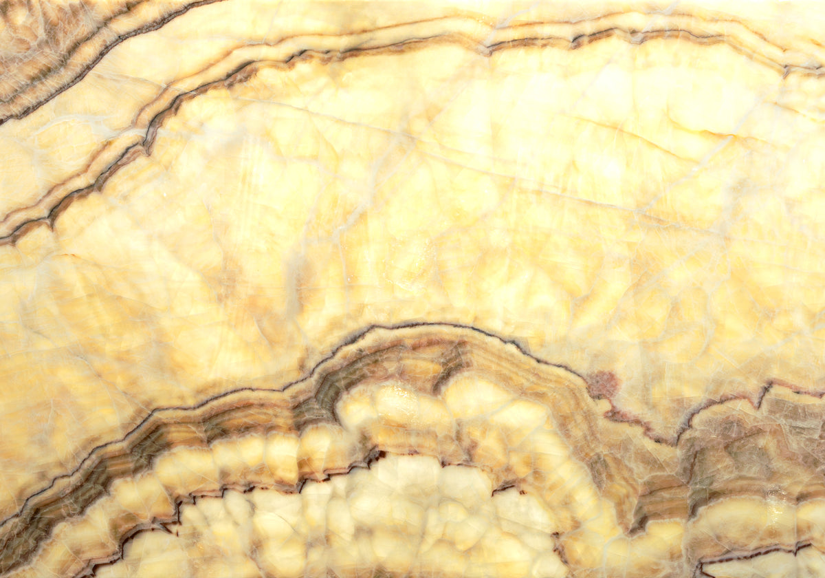 Onyx Miele Extra Polished Slab Random