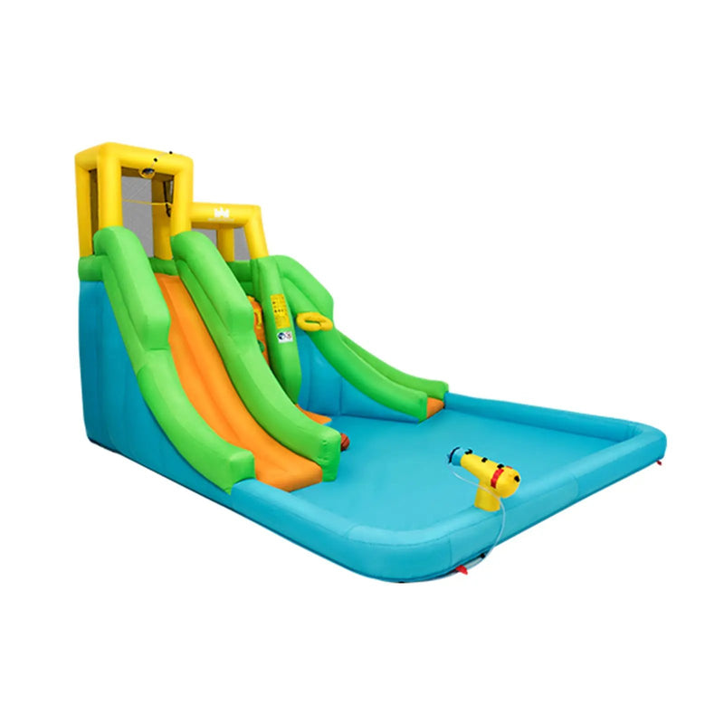 Inflatable Water Park Bounce House with Climbing Wall without Blower by DirectDeals