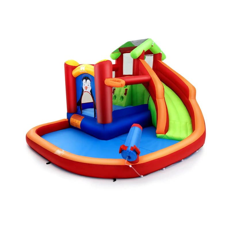 Inflatable Slide Bouncer and Water Park Bounce House Without Blower by DirectDeals