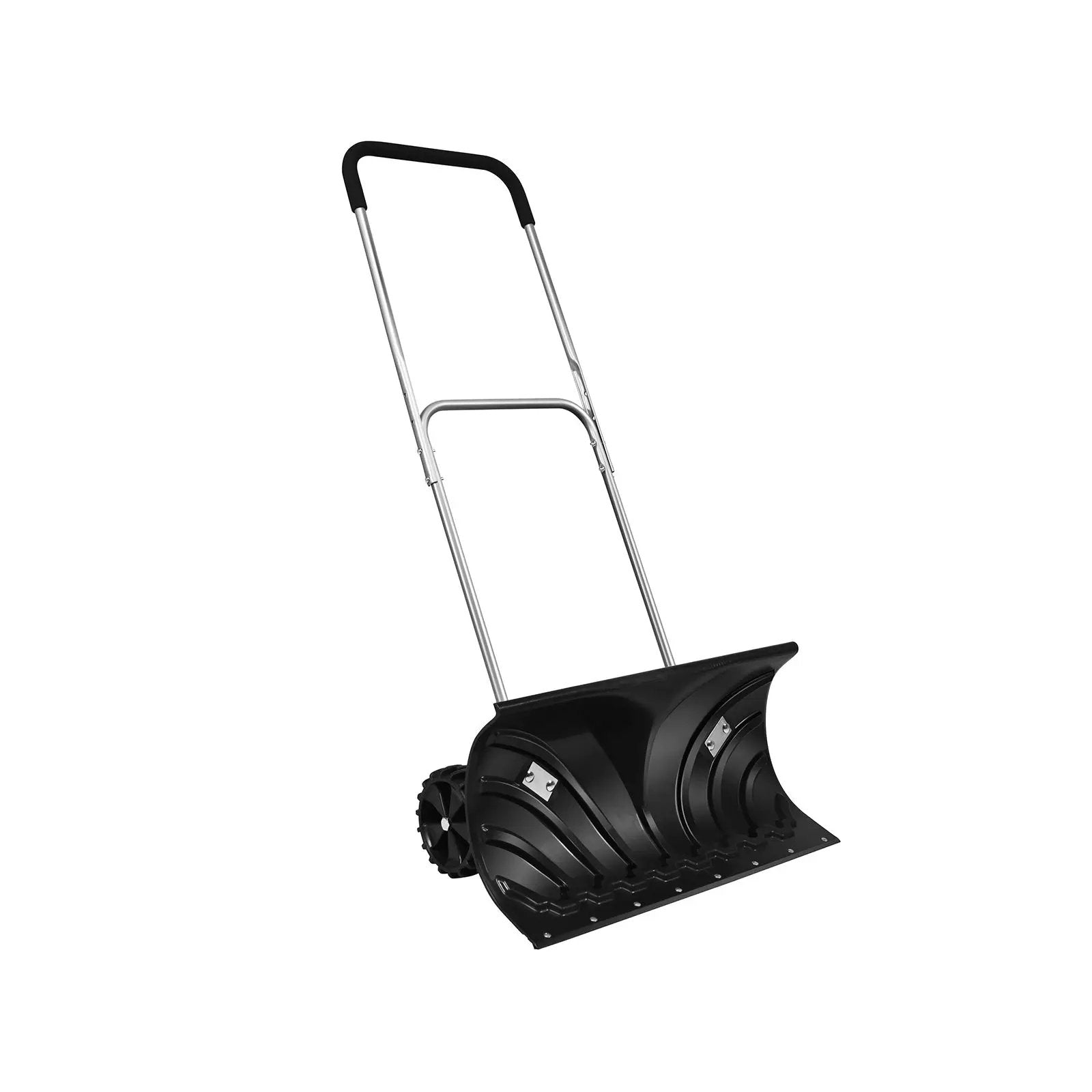 Rolling Snow Pusher Shovel with Adjustable Handle by DirectDeals