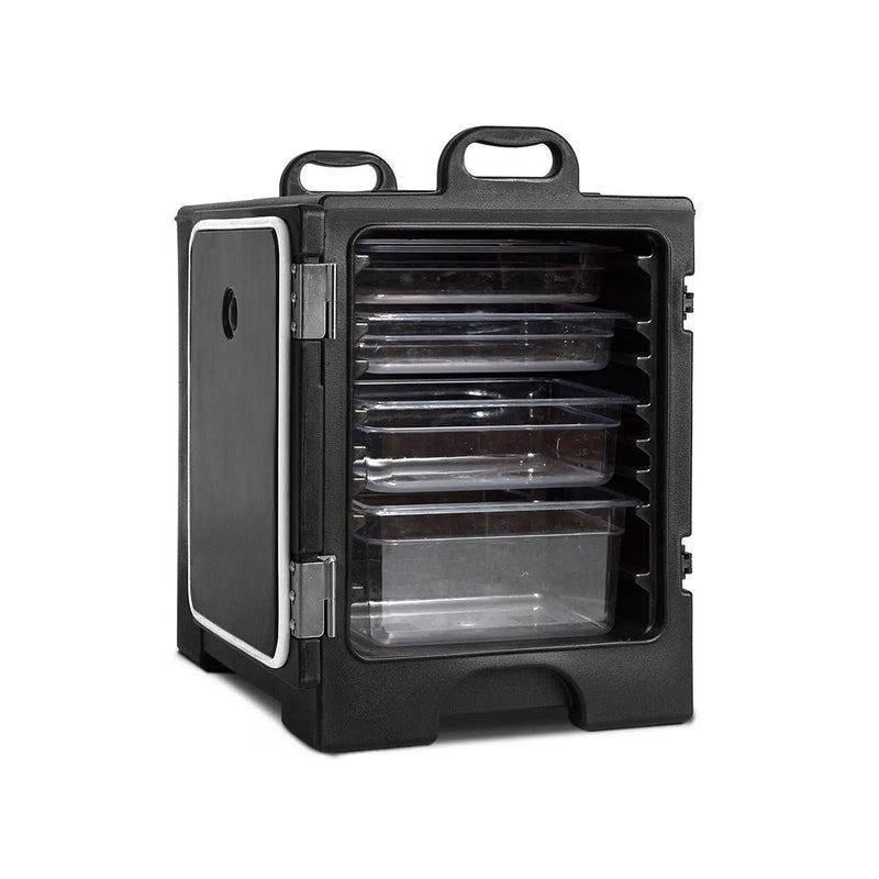81 Quart Capacity End-loading Insulated Food Pan Carrier with Handles by DirectDeals