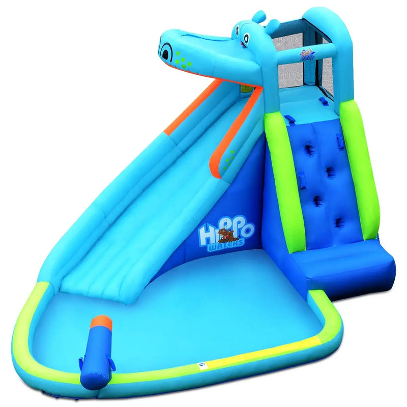 Hippo Inflatable Water Slide Bounce House with 740W Blower by DirectDeals