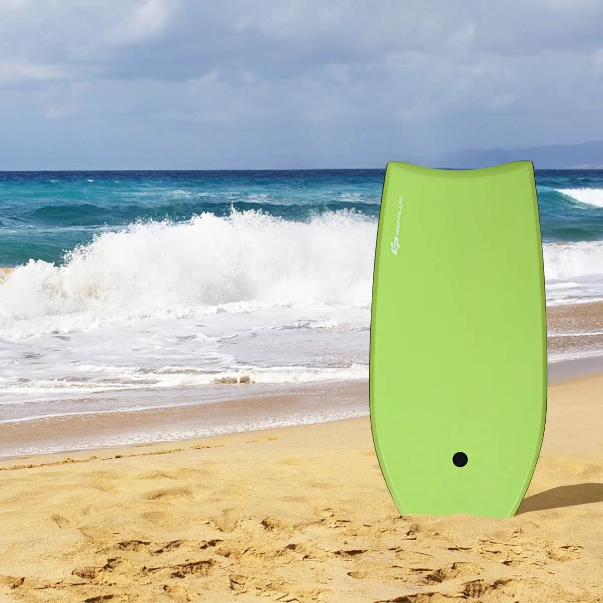 Super Surfing Lightweight Bodyboard with Leash by DirectDeals