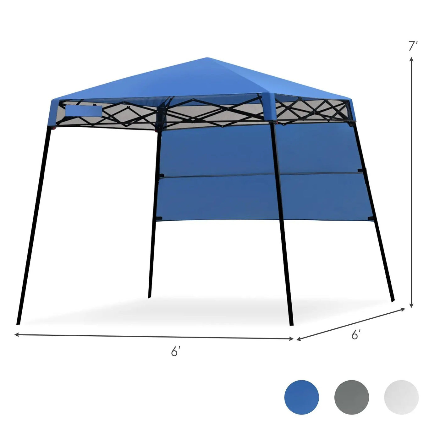 7 x 7 Feet Sland Adjustable Portable Canopy Tent with Backpack by DirectDeals