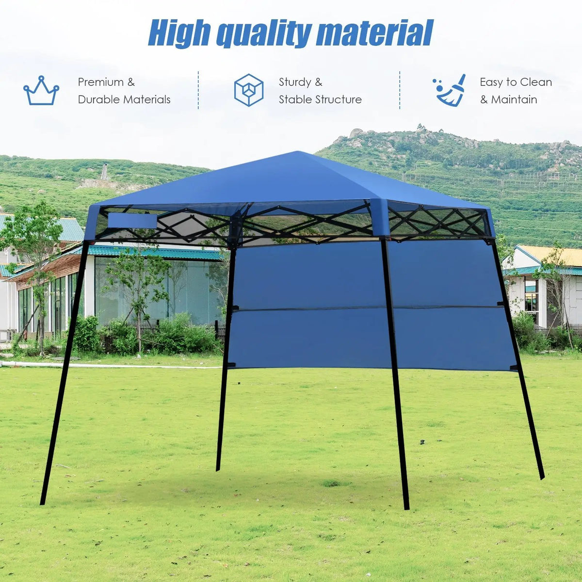 7 x 7 Feet Sland Adjustable Portable Canopy Tent with Backpack by DirectDeals