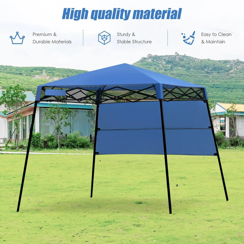 7 x 7 Feet Sland Adjustable Portable Canopy Tent with Backpack by DirectDeals