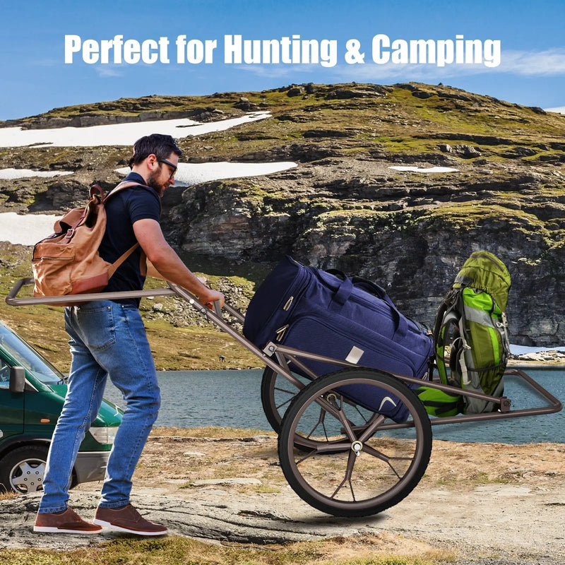 Larger Capacity Folding Deer Game Cart by DirectDeals