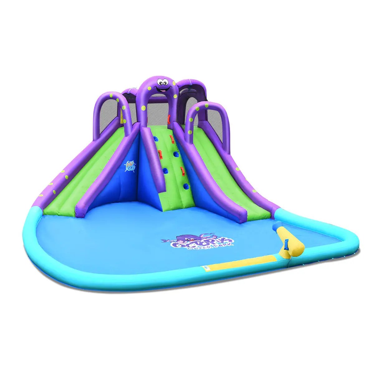 Inflatable Water Park Mighty Bounce House with Pool and 780W Blower by DirectDeals