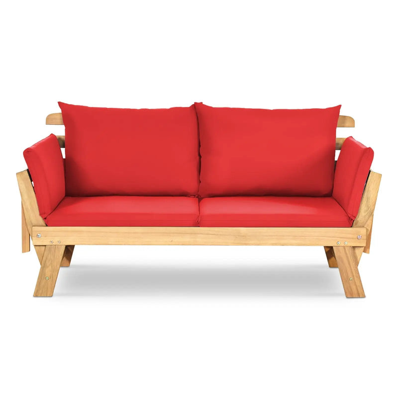 Adjustable Patio Convertible Sofa with Thick Cushion by DirectDeals
