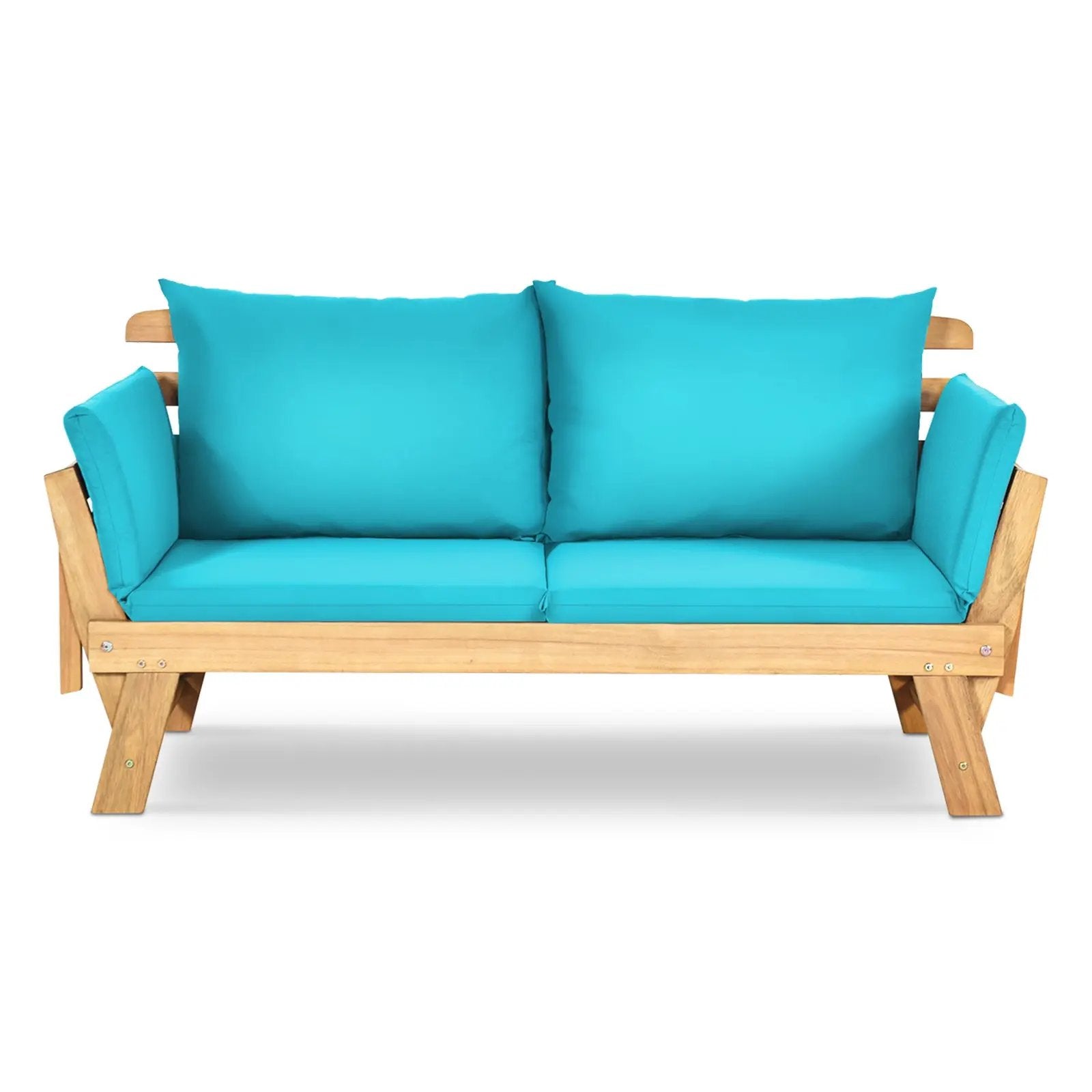 Adjustable Patio Convertible Sofa with Thick Cushion by DirectDeals