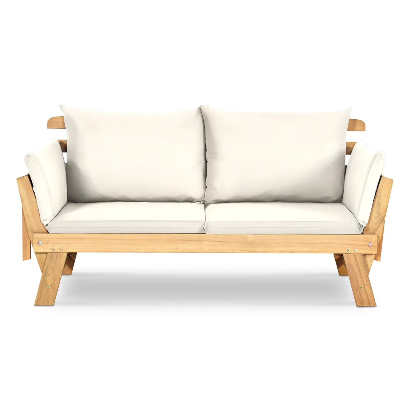 Adjustable Patio Convertible Sofa with Thick Cushion by DirectDeals