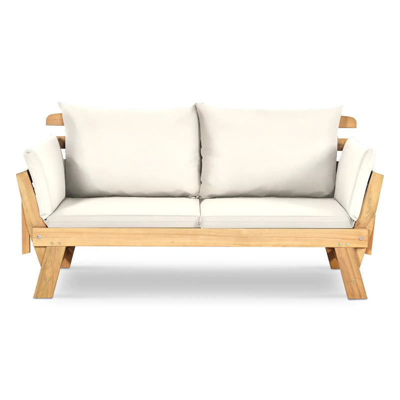 Adjustable Patio Convertible Sofa with Thick Cushion by DirectDeals
