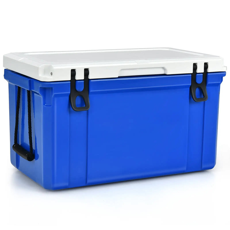 58 Quart Leak-Proof Portable Cooler Ice Box for Camping-Blue by DirectDeals