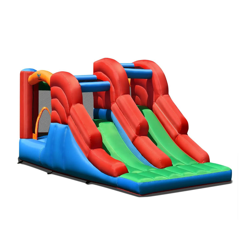 3-in-1 Dual Slides Jumping Castle Bouncer without Blower by DirectDeals