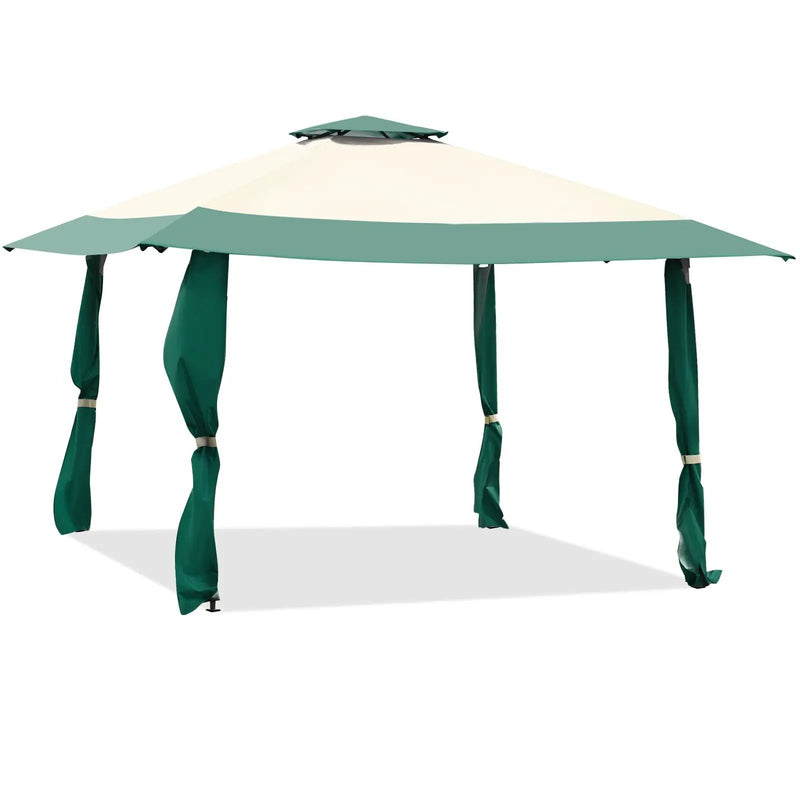 13 Feet x 13 Feet Pop Up Canopy Tent Instant Outdoor Folding Canopy Shelter by DirectDeals