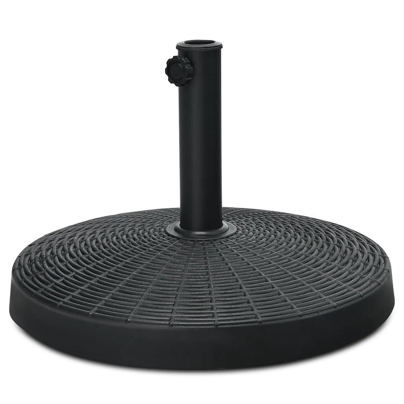 49 LBS Patio Resin Umbrella Base Stand for Outdoor by DirectDeals